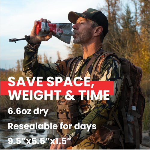 RecPak Performance Ultralight Instant Meals For Your Next Adventure | 700 Cal 42g Protein I Mixed Flavor (6-Pack)
