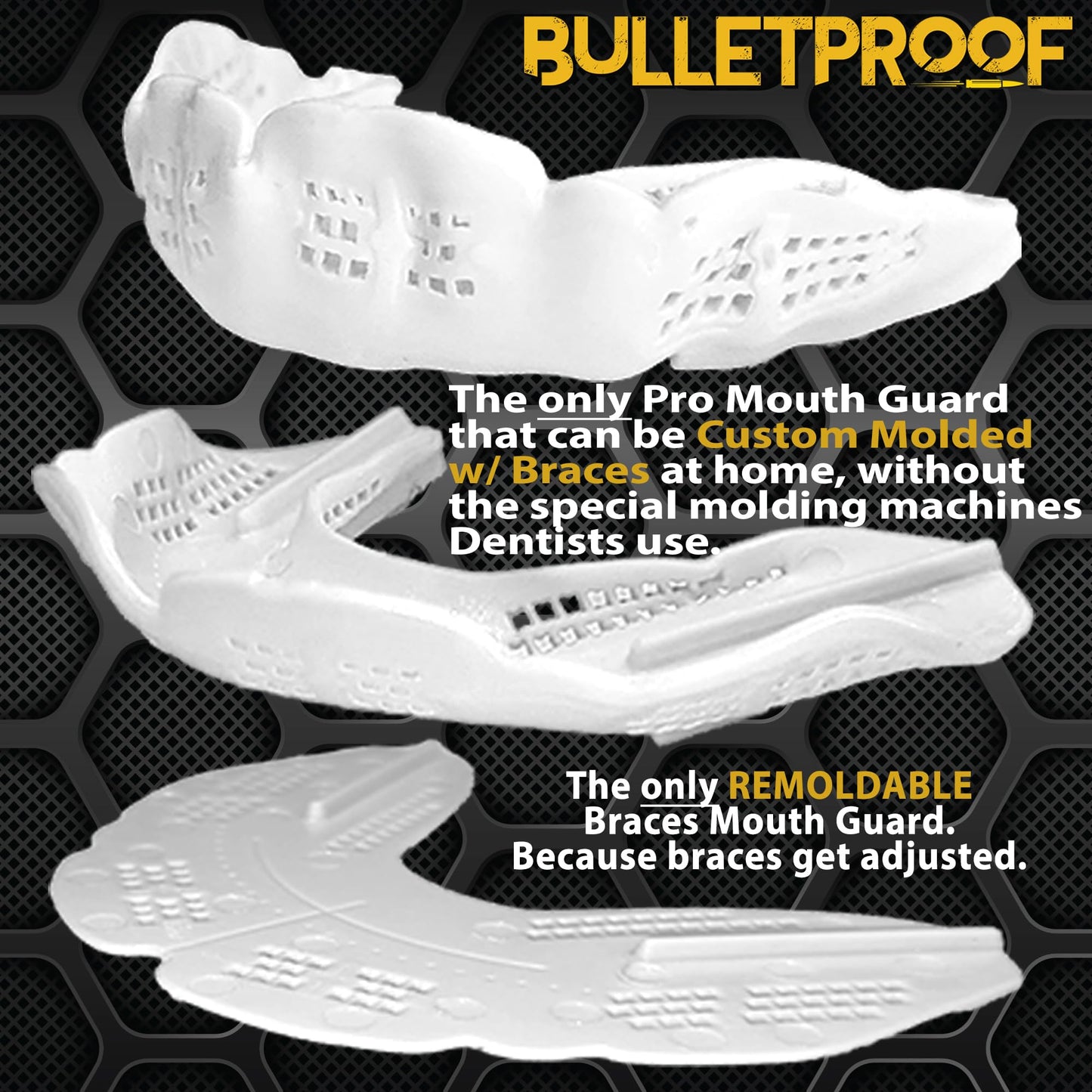 Bulletproof Braces Mouth Guard: Most Breathable Thin Mouthguard for Braces!