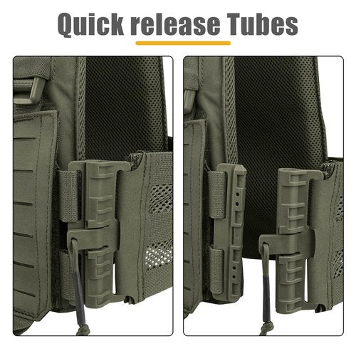 PETAC GEAR Laser-Cutting Vest for Men — Quick Release Modular Lightweight MOLLE Weighted Training Vests. …