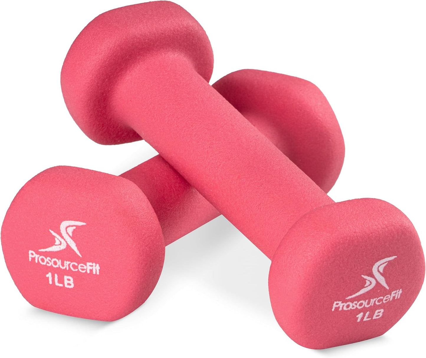 ProsourceFit Neoprene Dumbbell Coated for Non-Slip Grip, 10 lb