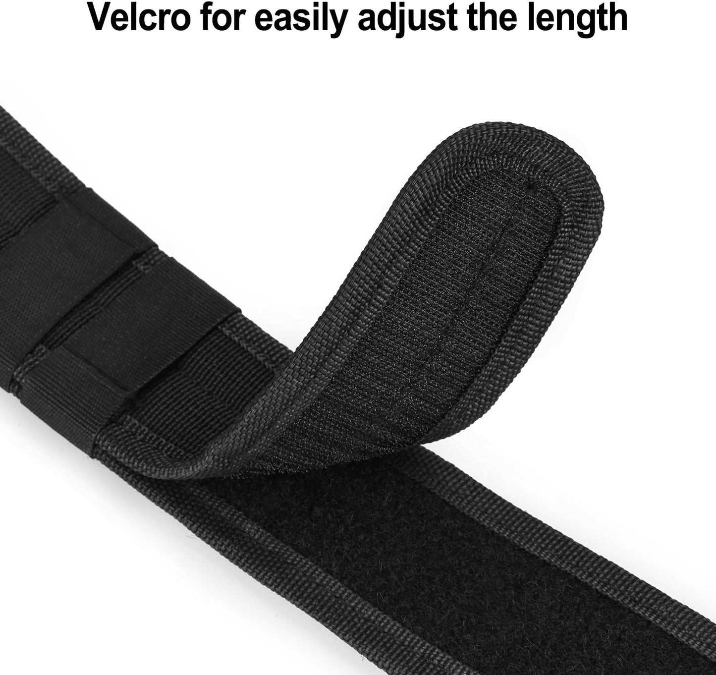 AGPTEK Police Security Tactical Combat Gear Utility Nylon Belt (Black)