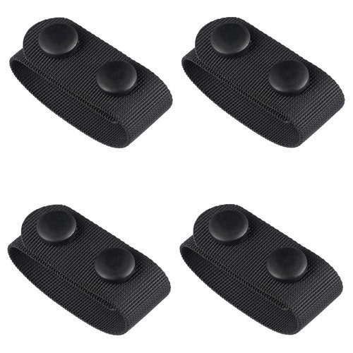 TACNEX 2" Duty Belt Keepers w/Double Snaps for Utility Belt Loop Stays Heavy Duty Nylon Tactical Underbelt Holder Retainer Band