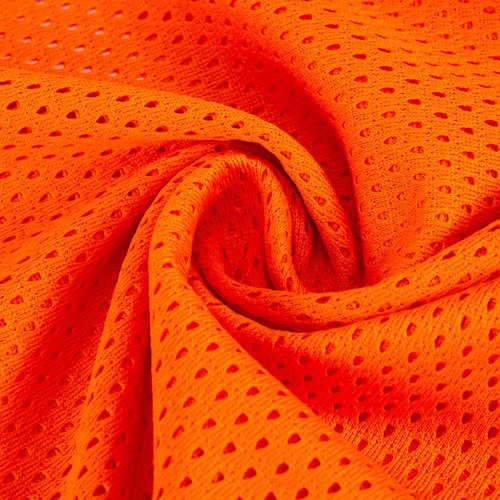 Blaze Orange Safety Panel,Blaze Orange Mesh Safety Panel with Reflective Strips,Orange Tent Backpack Cover Safety Panel,Outdoors Safety Panel for Field Hiking Camping Biking Traveling (L: 8"x20")