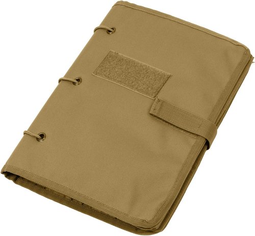 Coyote Brown Rothco Hook & Loop Patch Book - Durable, Customizable Patches