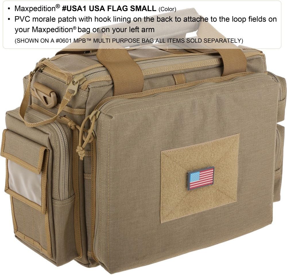 USA Flag Patch for MAXPEDITION Gear - Durable & Stylish Tactical Emblem