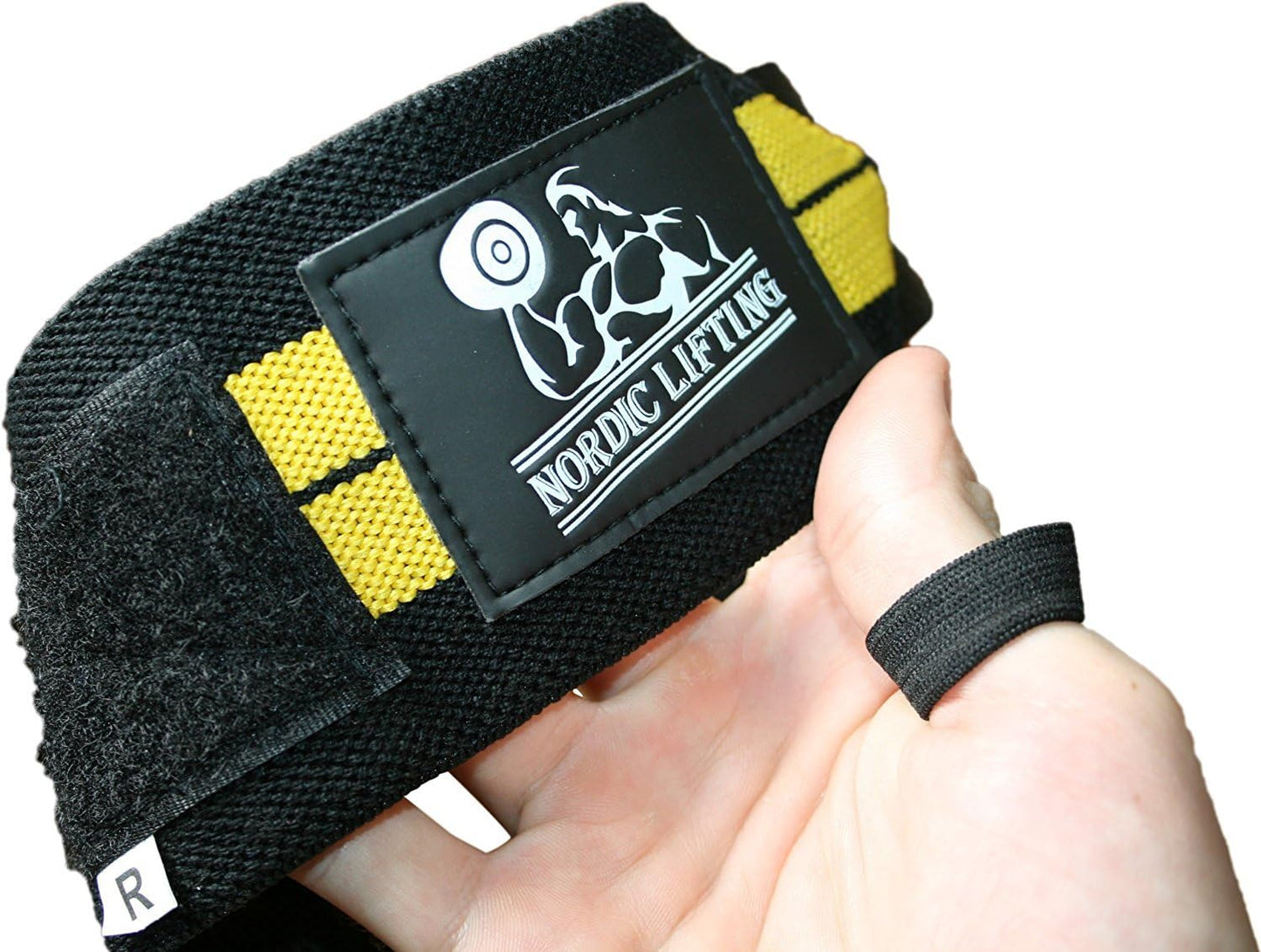 Wrist Wraps for Weightlifting & Powerlifting - Durable Support Straps with Thumb Loop (1 Pair) - Essential Gym Gear for Men & Women
