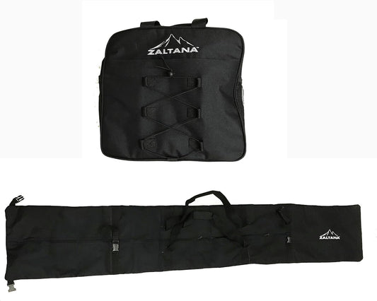Zaltana Padded SKI Carrier Bag, Rack, Holds ski Boots Bag Combo SKB12