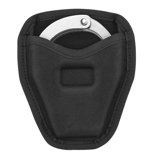 Open Top Handcuff Case, Handcuff Pouch for Duty Belt, 600D Nylon Cuff Holder Holster Accessories for Standard Chain or Hinge Handcuffs