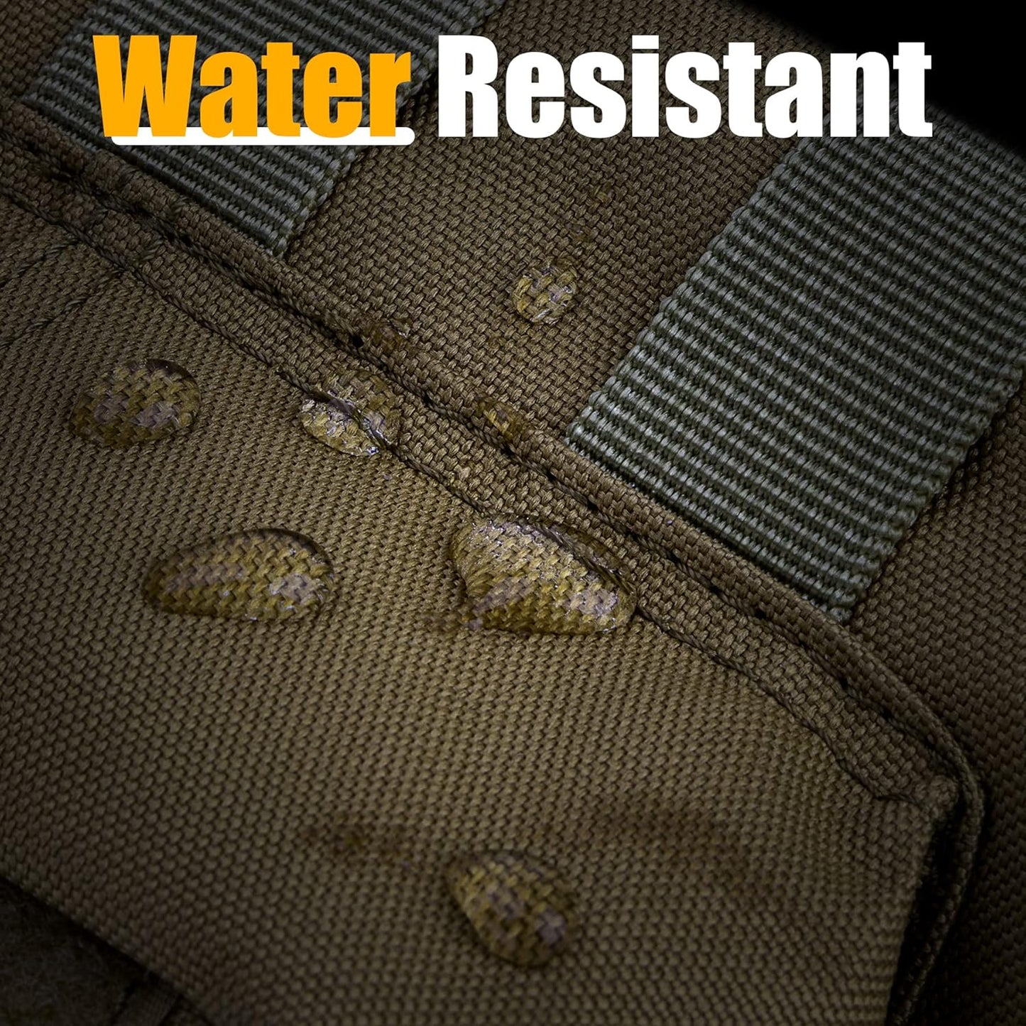 IronSeals Tactical Molle Water Bottle Holder Pouch Hydration Carrier Bag with Detachable Shoulder Strap