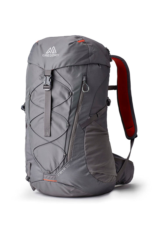 Gregory Maya 30L Women's Day Hiking Backpack, Ventilated Backpanel, Built-In Hydration Attachment for Water Bladder (Reservoir Not Included), One Size Fits All, Sunset Grey