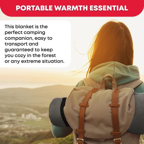 Military Wool Blanket - 95% Wool, Washable, Perfect for Outdoors, Picnics, Travel, Car & Bushcraft Emergency Blanket, 96" x 96" 6.65 lbs. - Grey with Stripes - Queen Size