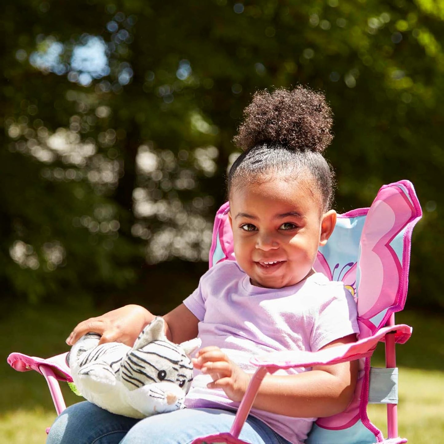 Melissa & Doug Sunny Patch Cutie Pie Butterfly Folding Lawn and Camping Chair