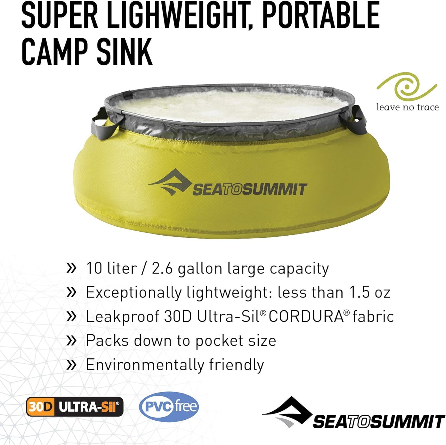 Sea to Summit Collapsible Ultra-Sil Kitchen Sink
