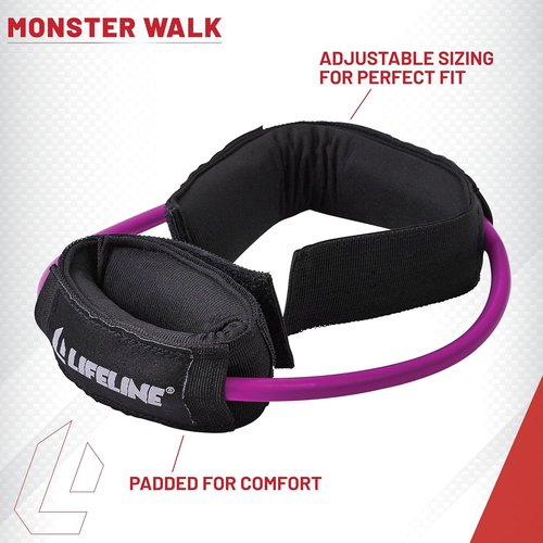 Lifeline Monster Walk - Lower Body Resistance Bands, Ankle Cuffs