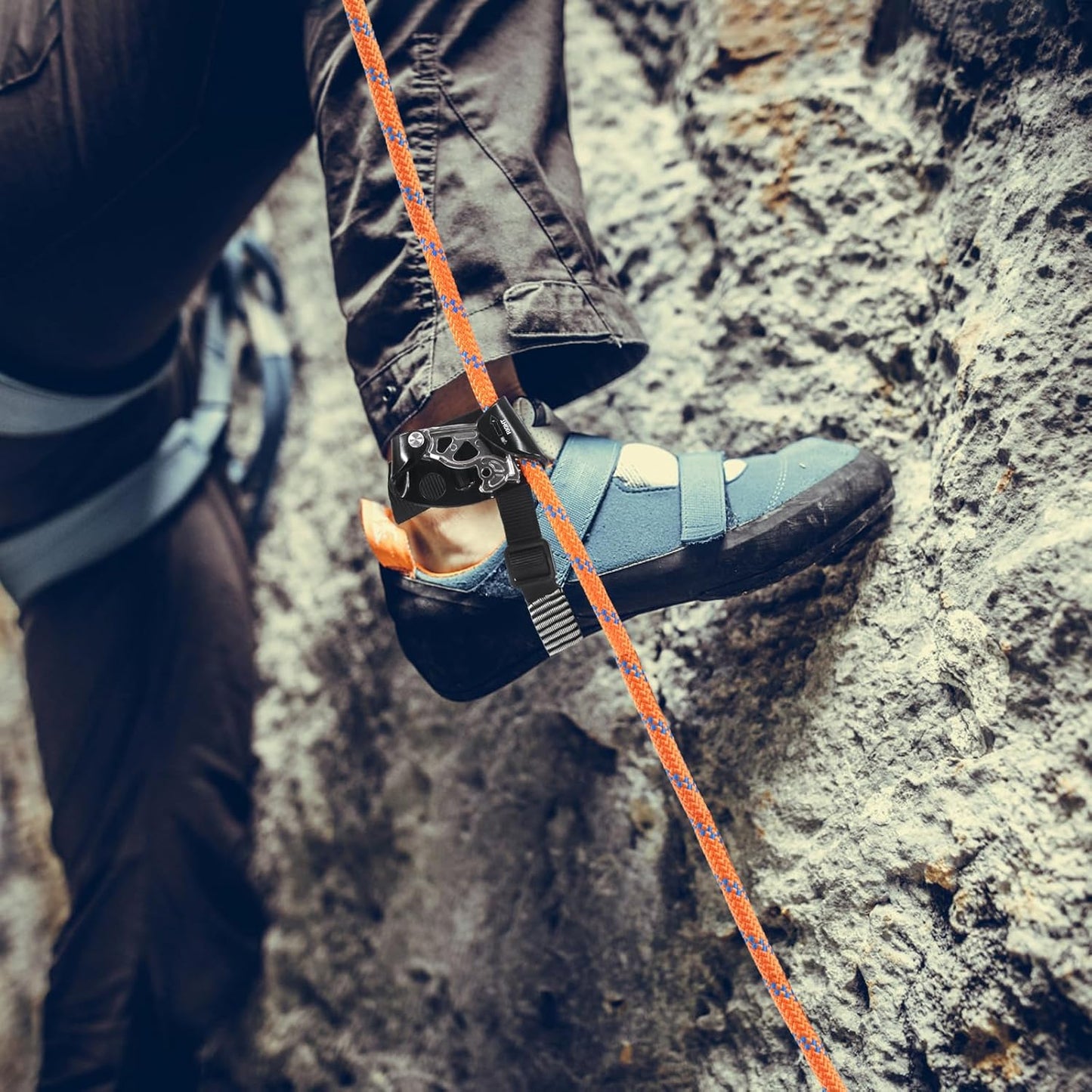 NewDoar Foot Ascender Riser Rock Climbing Mountaineering Equipment Climbing Device