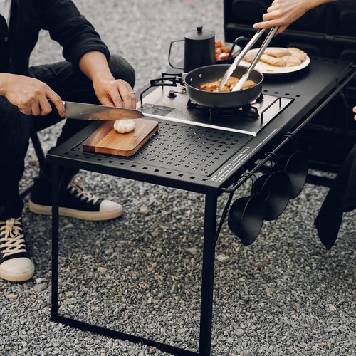 Onlyfire IGT Camping Table Kit with Propane Gas Stove and Carrying Case, Portable Folding Camp Table, IGT Unit Combination Combo for Picnic, RV, Car Trip, Tailgating, Patio, Backyard, GS337