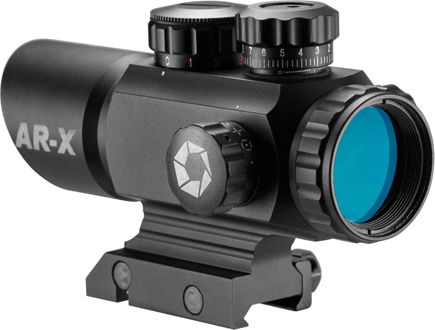 Barska AC12176 1x35 Red Dot Rifle Scope Illuminated Red/Green Multi Reticle with Mount, Matte Black