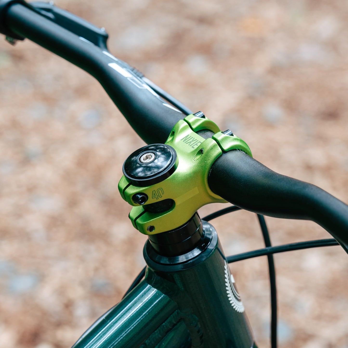 Funn Nixie Bike Stem with 0mm Rise - Length 50mm stem with 31.8mm Bar Clamp, Bike Stem for Mountain Bike, BMX Bike, Road Bike and Gravel Bike (Black)