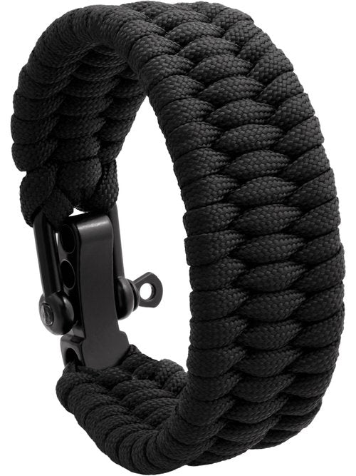 HAQUIL Men's Adjustable Paracord Survival Bracelets with Metal Clasp, Durable Tactical Rope Wristband