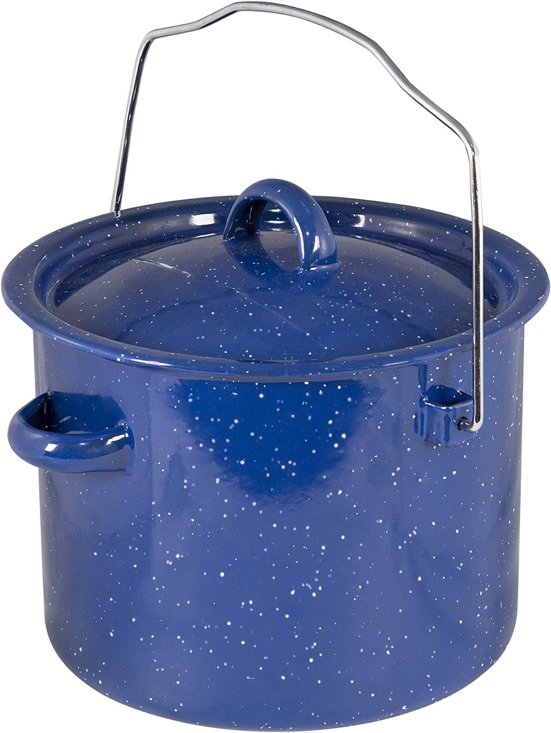 Stansport Enamel Cook Pot - Durable Camping Cookware for Outdoor Cooking