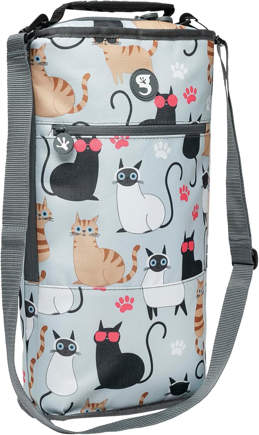 Geckobrands Verticool Insulated Soft Cooler Bag - Portable, Holds 9 Cans or 2 Wine Bottles, Ideal for Beach & Picnics