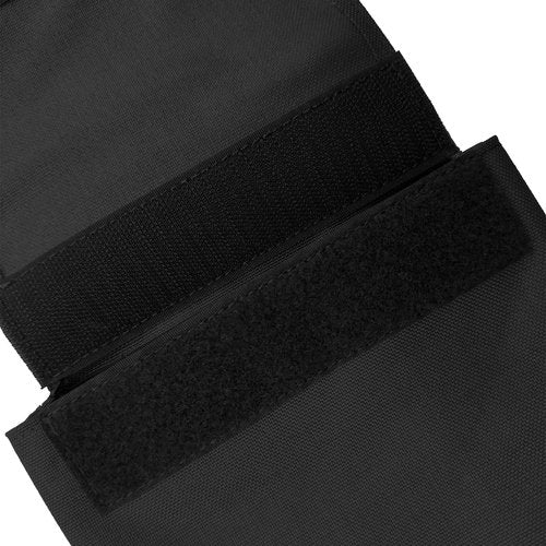 ULIONTAC Side Molle EDC Pouches for Backpack Waist Belt Attachment Surplus 1000D Nylon Compact Utility Water-Resistant Pouch 2 Pack(Black)