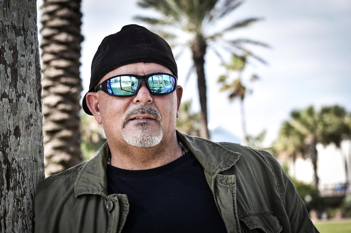 Global Vision Eyewear Black Frame Kickback Riding Glasses with GT Lenses