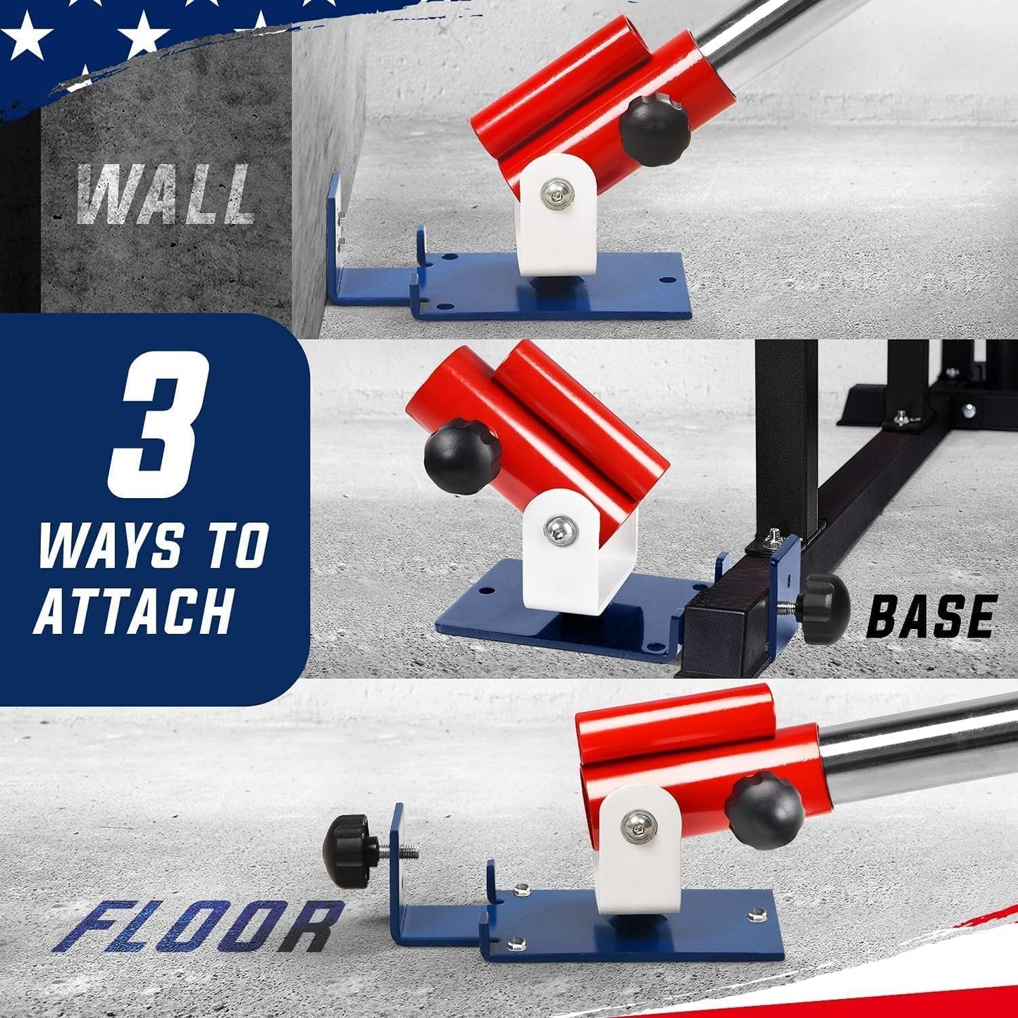Yes4All T-Bar Row Platform with 360° Swivel – Fits 1” & 2” Olympic Bars – Easy Install
