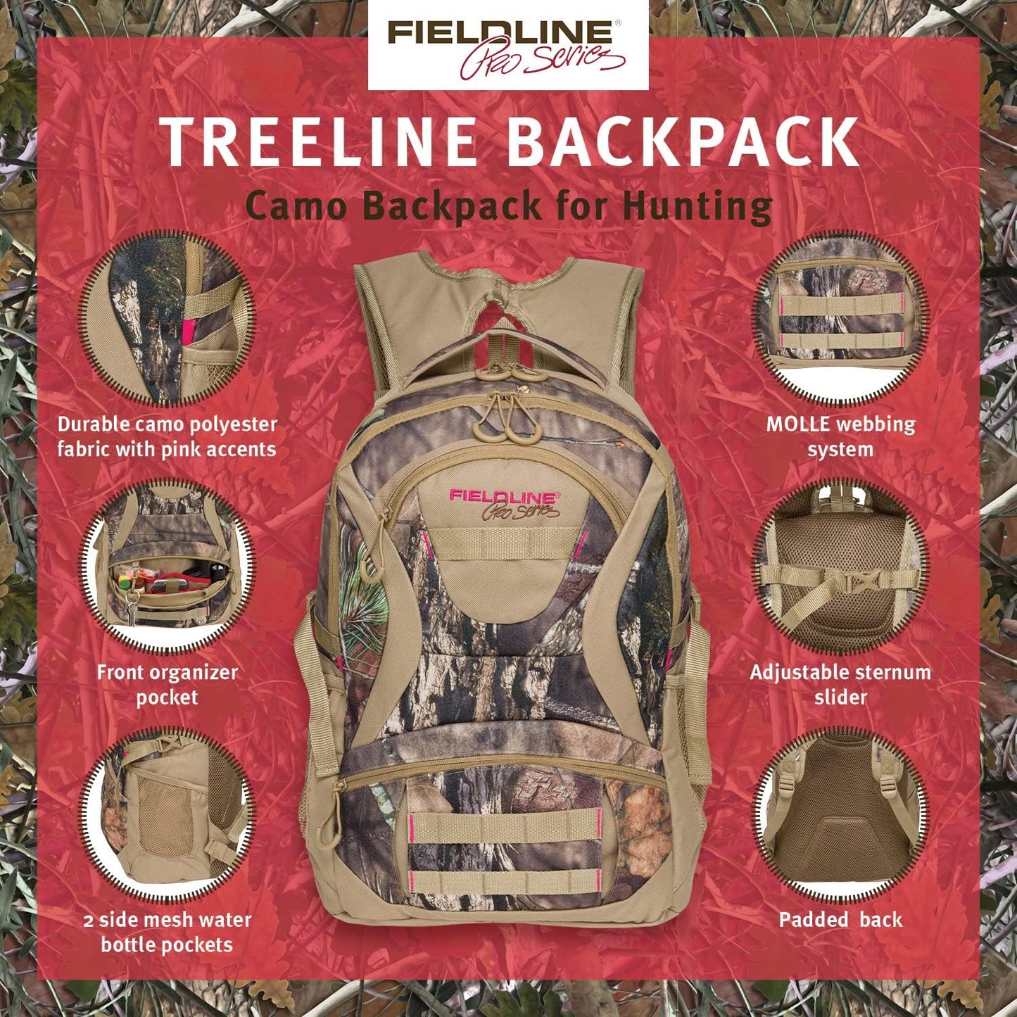 Pro Series Womens Treeline Backpack (Mossy Oak Breakup Country)