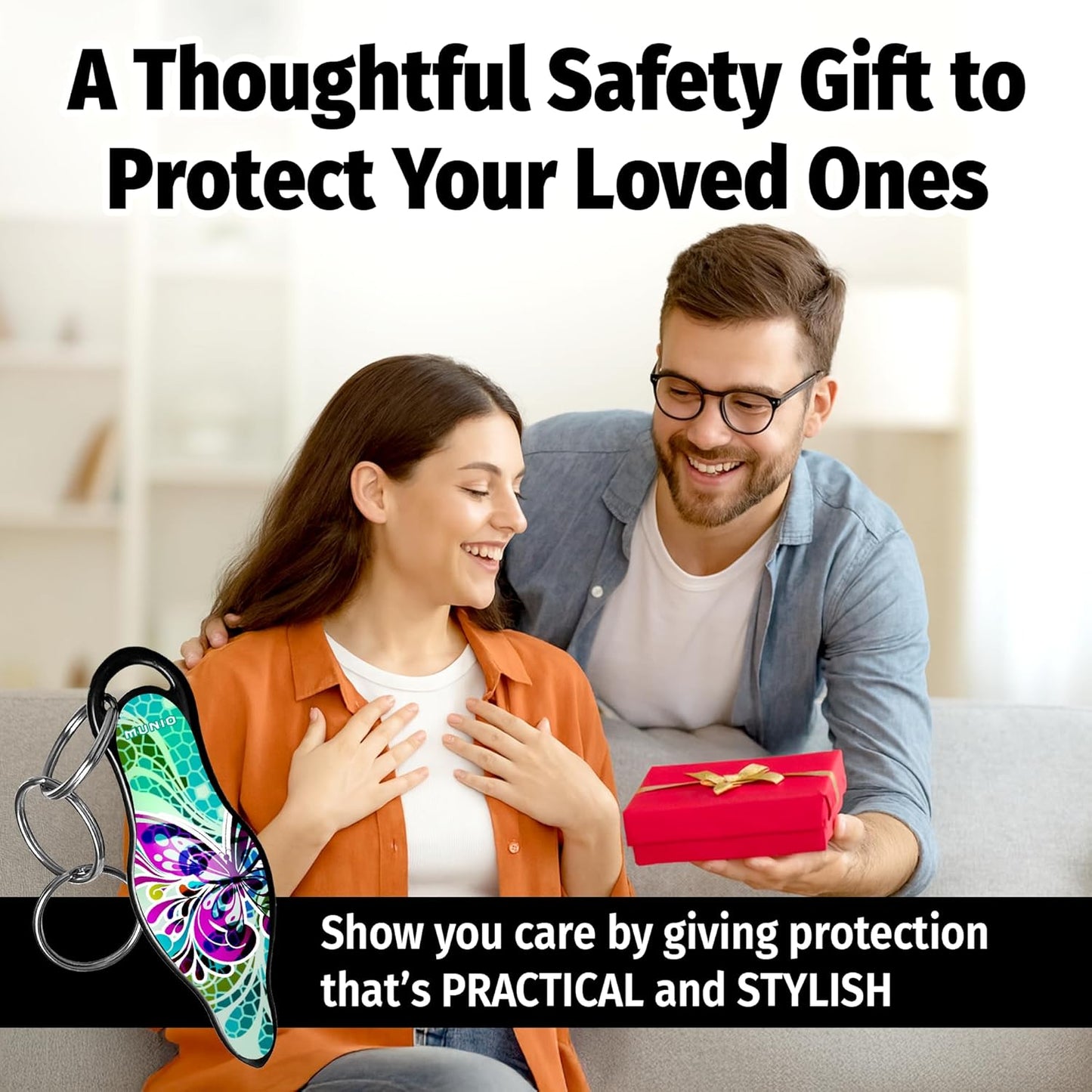 Self Defense Keychain Tool – Stylish & Portable Safety Accessory for Men & Women – TSA Approved
