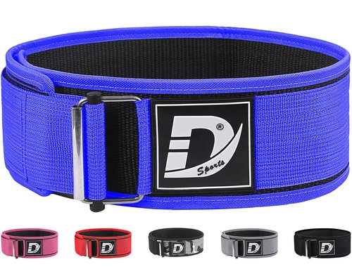 Defy Weight Lifting Belt – Premium Weightlifting Belt for Powerlifting, Bodybuilding, Cross Training & Back Support – Adjustable Workout Belt for Men & Women - 2X.Large - Blue