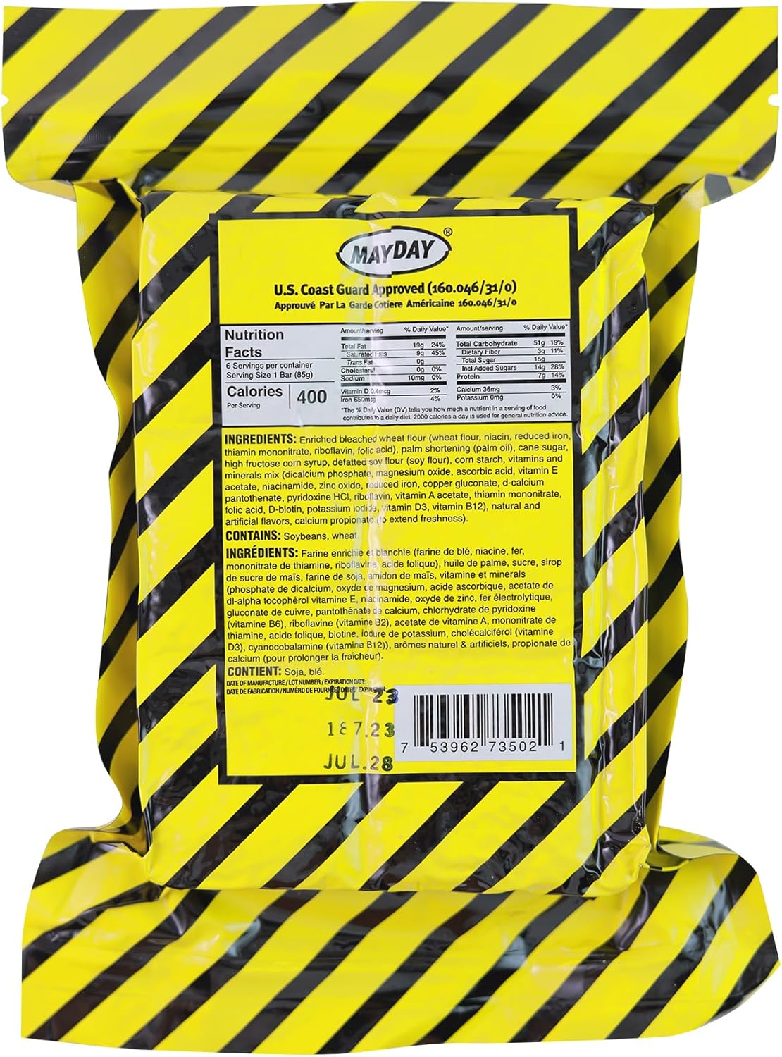 73510 Mayday Food bar 400 Calorie 110 Pack