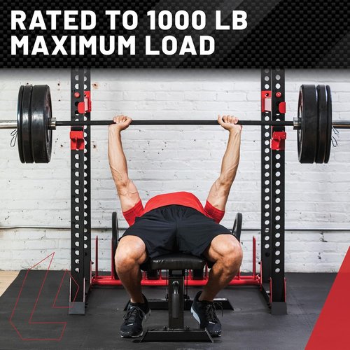 Lifeline Fitness Heat-Treated Steel Olympic Bar with Spring Collars - 45lb. Bar - Holds up to 1000lbs for Home Gym - Olympic Barbell For Strength Training