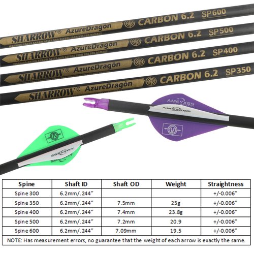 wolfman 31" Pure Carbon Arrows Archery Practice Hunting Arrows Spine 300 350 400 500 600 with Removable Tips Targeting Arrows for Compound & Recurve & Long Bow 6/12pcs (12, Orange, Spine 300)