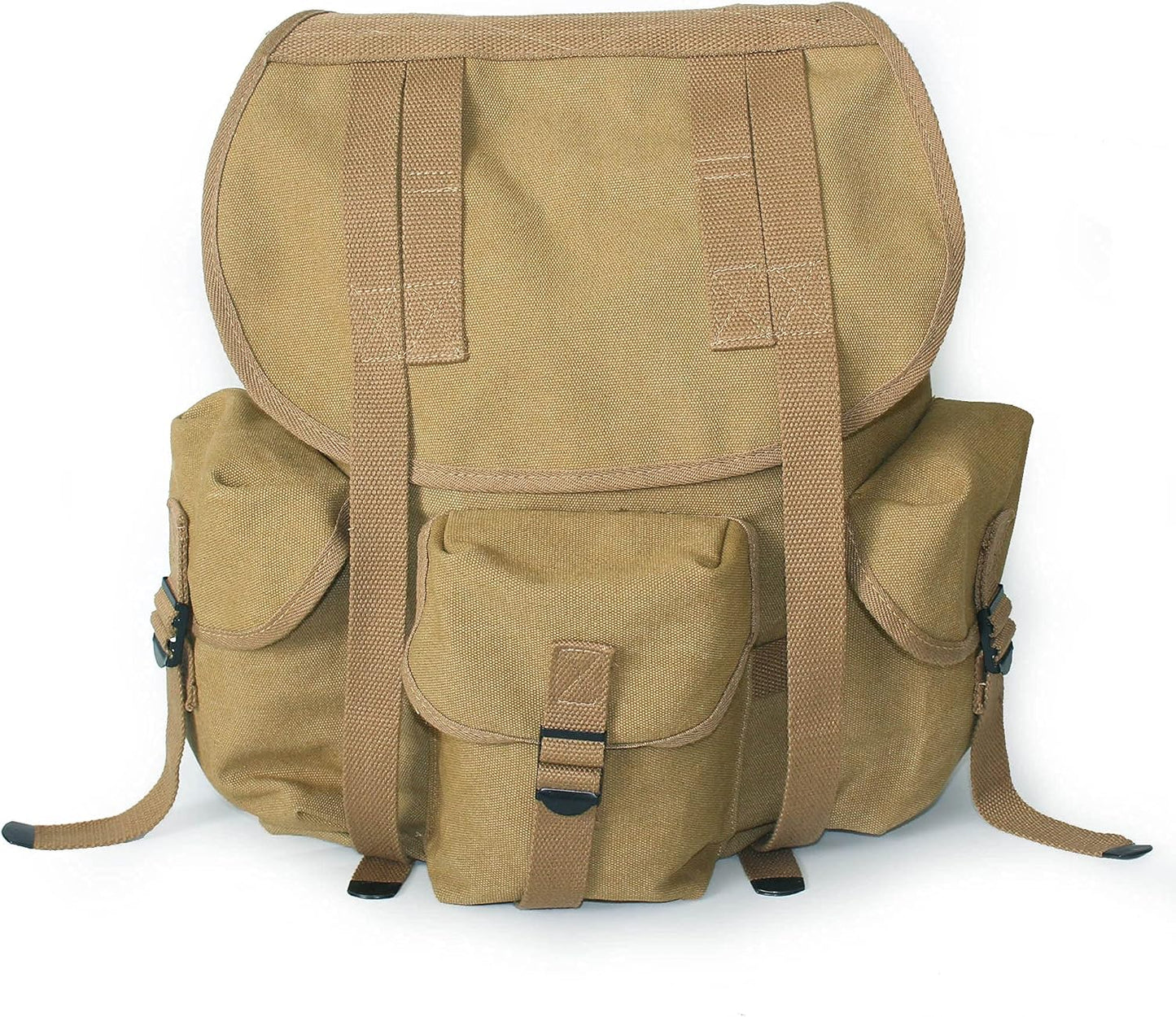 WW2 WWII US Military M14 Haversack Field Bag Backpack Canvas Khaki