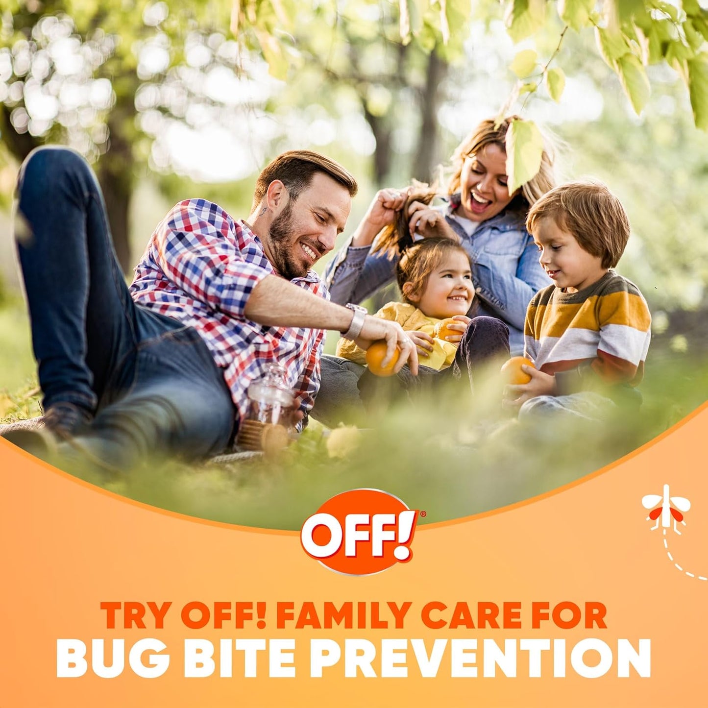 OFF! Family Care Mosquito, Tick, and Insect Repellent Spritz, Bug Spray Containing 7% DEET, Unscented Repellent with Aloe Vera Protects Against Mosquitoes, 9 Oz