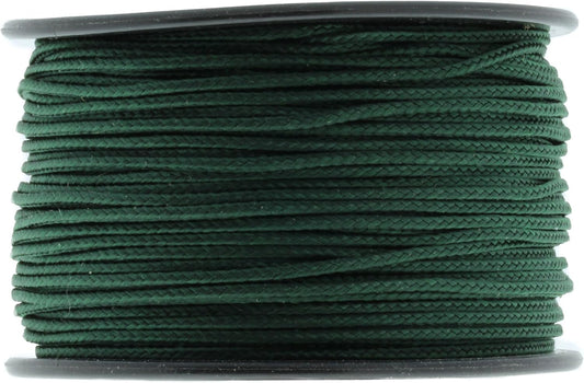 JIG PRO SHOP Black 1.18mm x 125' Micro Cord Paracord - Made in The USA