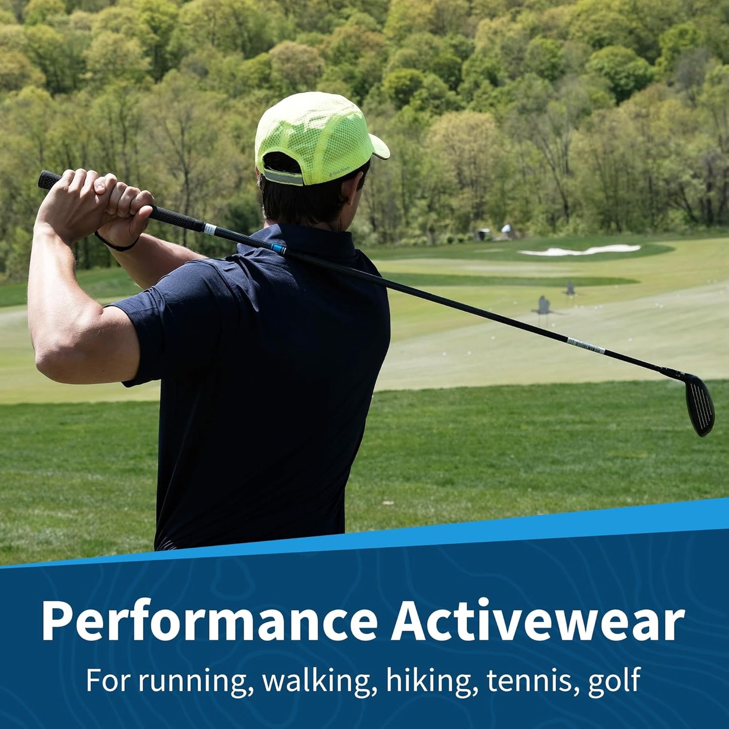 TrailHeads Performance Mens Running Hat - Lightweight, Quick Dry Workout Hats for Men - Athletic Sports Cap for Tennis, Gym