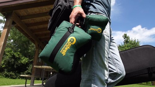Caldwell DeadShot Boxed Combo Front and Rear Bag with Durable Construction and Water Resistance for Outdoor, Range, Shooting and Hunting