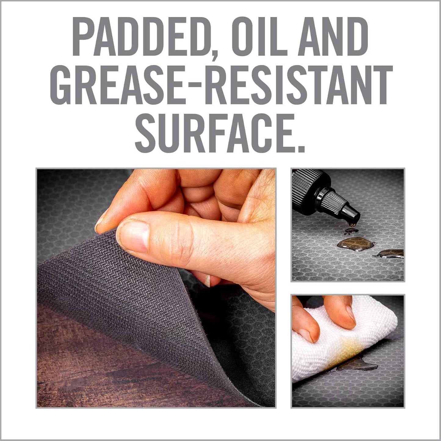 Real Avid Smart Gun Cleaning Mat - XXL 47.25”x19.5” or Universal 43"x16" - Non-Slip, Oil Resistant