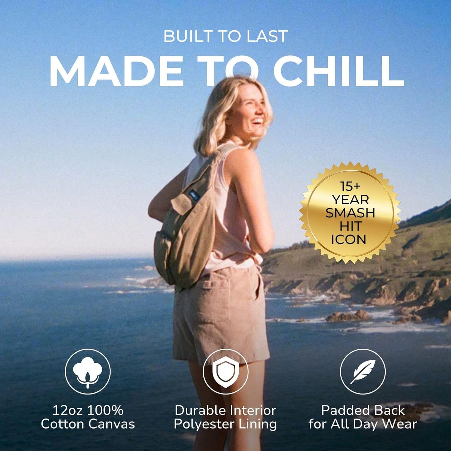 KAVU Rope Bag - Sling Pack for Hiking, Camping, and Commuting