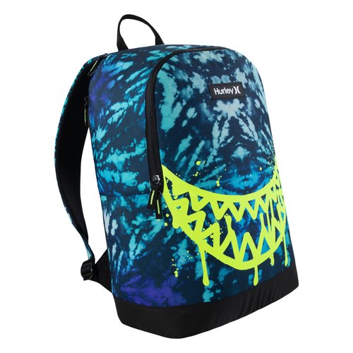Hurley Men's Graphic Backpack, Blue Lazer/Black, One Size