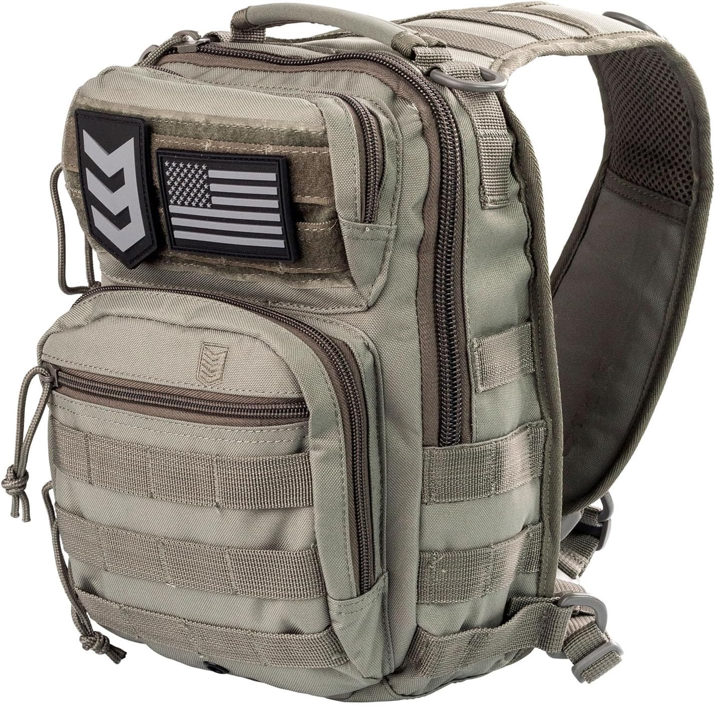 3VGEAR Posse EDC Sling Pack, 7L - MOLLE Compatible, Ambidextrous Strap - Rugged 600D Polyester Small Tactical Bag