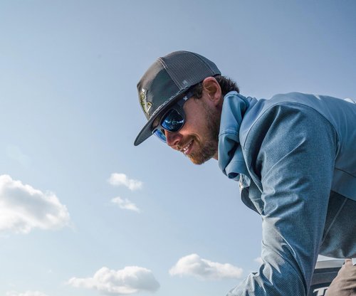 Vortex Optics Jackal Sunglasses (Blue Frame - Smoke Lens/Blue Mirror)
