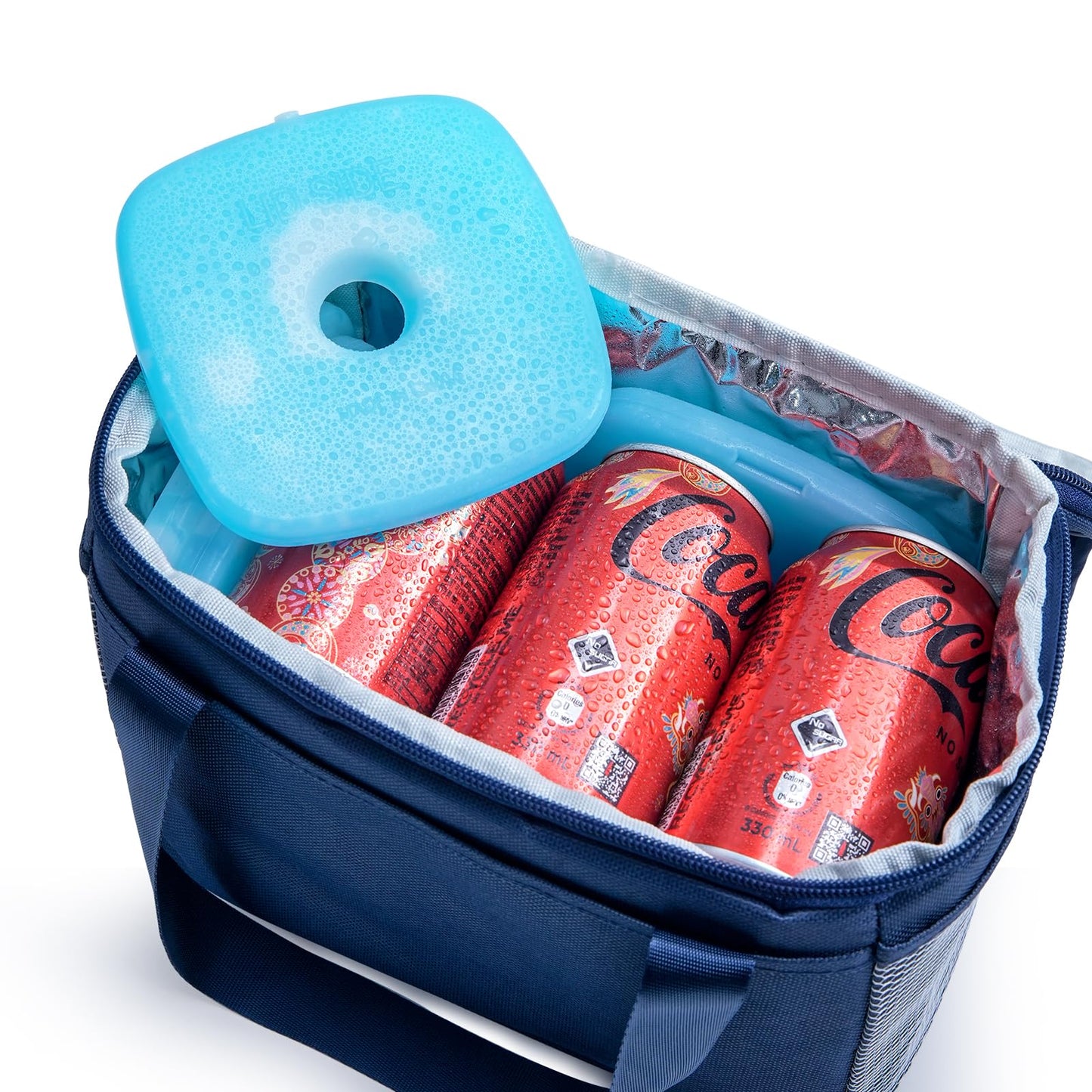 JMEXSUSS Ice Packs for Lunch Boxes & Coolers - 4 Packs Quick Freeze, Space-Saving, Reusable Ice Packs for Camping, Beach, Fishing, Picnic