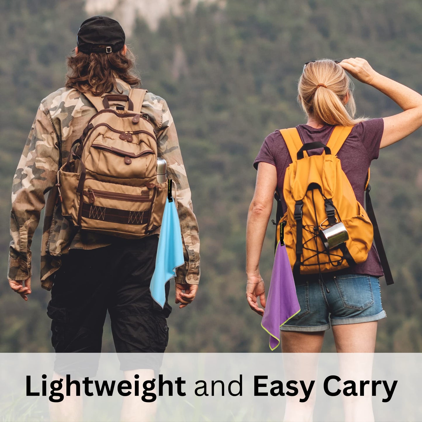 Elite Trail Magic Backpacking Ultralight Quick Dry Microfiber Soft Fast Drying Hand and Face Towel Wash Cloth Camping Yoga Hiking Active Lifestyle Small