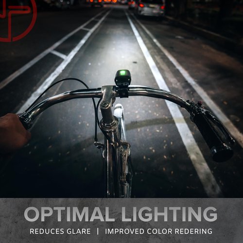Bike Lights Front and Back (BX-500) - Bicycle Headlight and Tail Light Set with Powerful Rechargeable 540 Lumens LED for Night Riding - USB-C Compatible Charging - Bike Safety Equipment