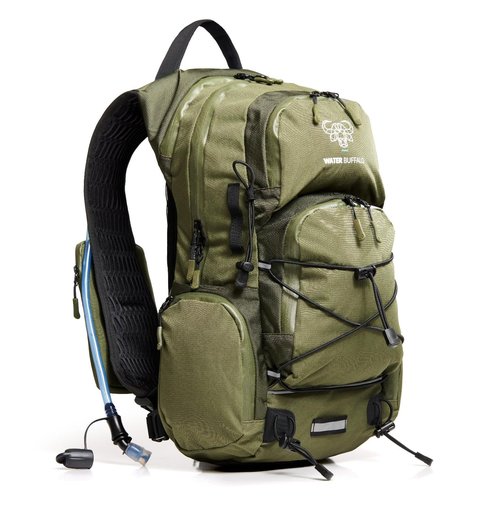 Sherpa Hiking Hydration Backpack – 22L Hiking Backpack with Water Bladder, Phone Compartment, Waterproof Zippers & Trekking Pole Holders