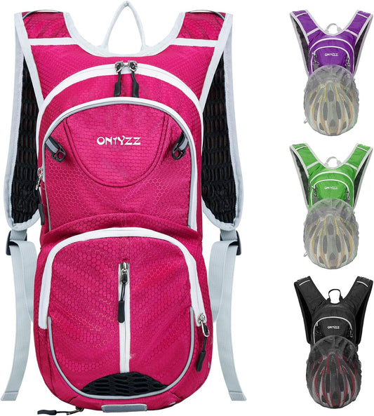 ONTYZZ Bicycle Backpack 12L Unisex Nylon Waterproof Bicycle Shoulder Rucksack Travel Backpack