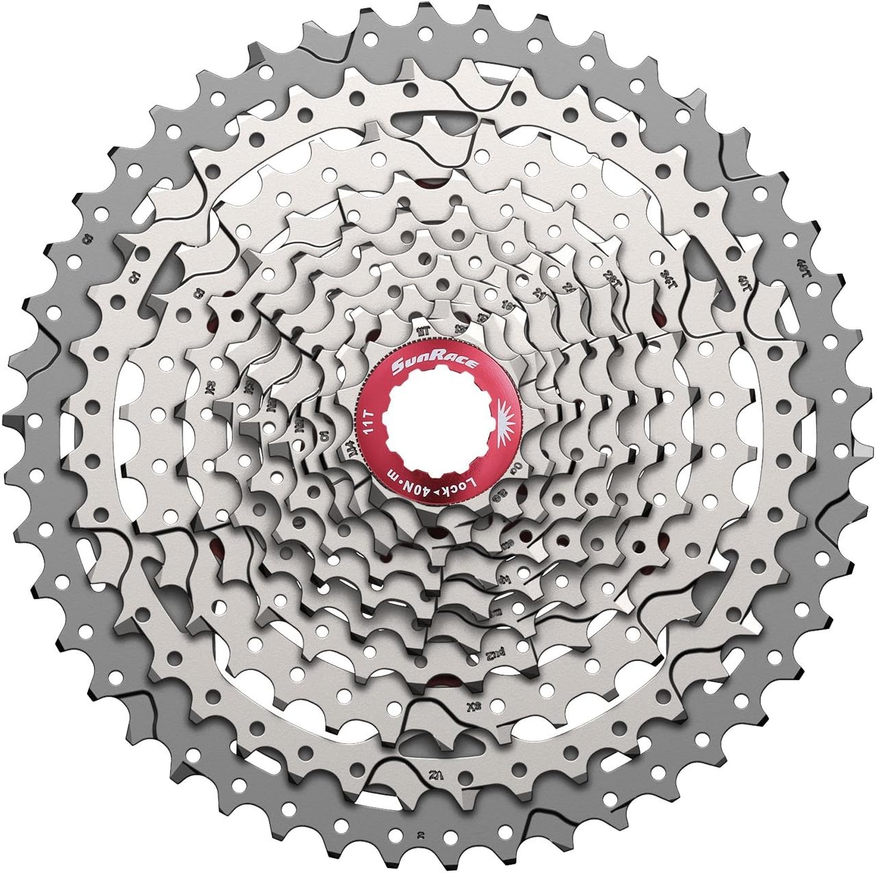 SunRace CSMX3 10-Speed Cassette for Adults - 1146T Unisex Bike Gear